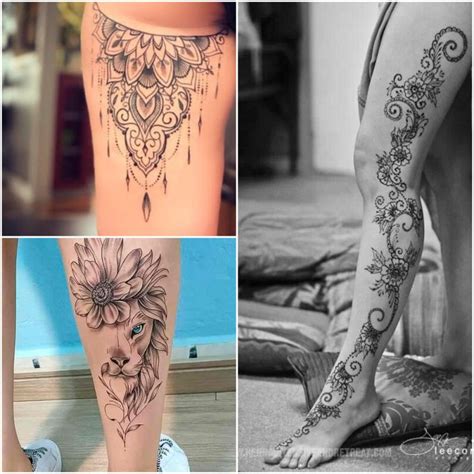 Tatuajes para mujeres en la pierna